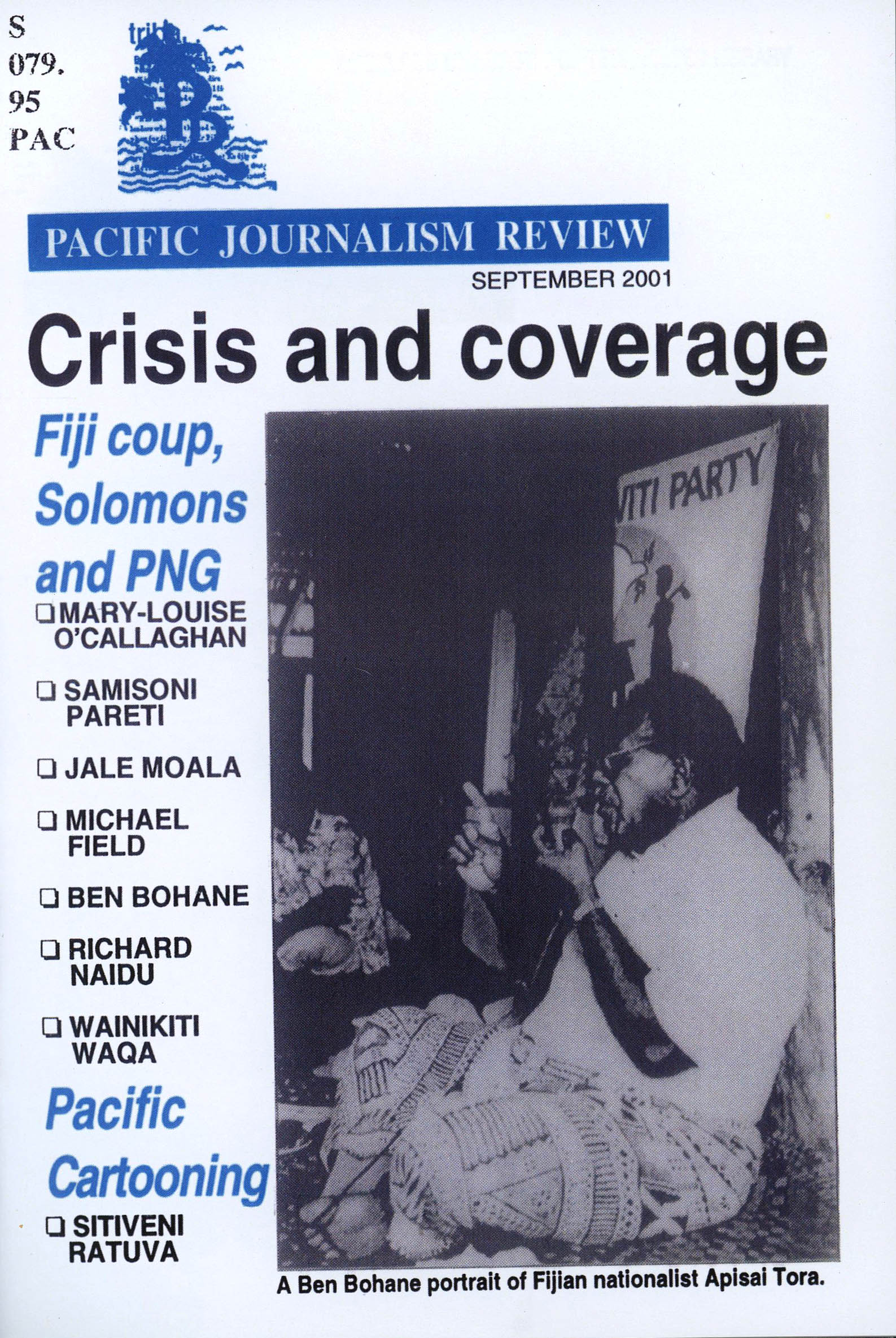 PJR cover 7 September 2001